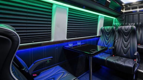 18 passenger sprinter van inside mobile