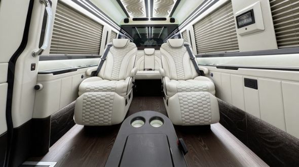 8 passenger sprinter van interior mobile