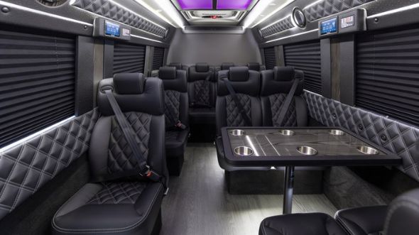 mobile 15 passenger sprinter van interior