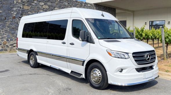 mobile wine tour sprinter van rental