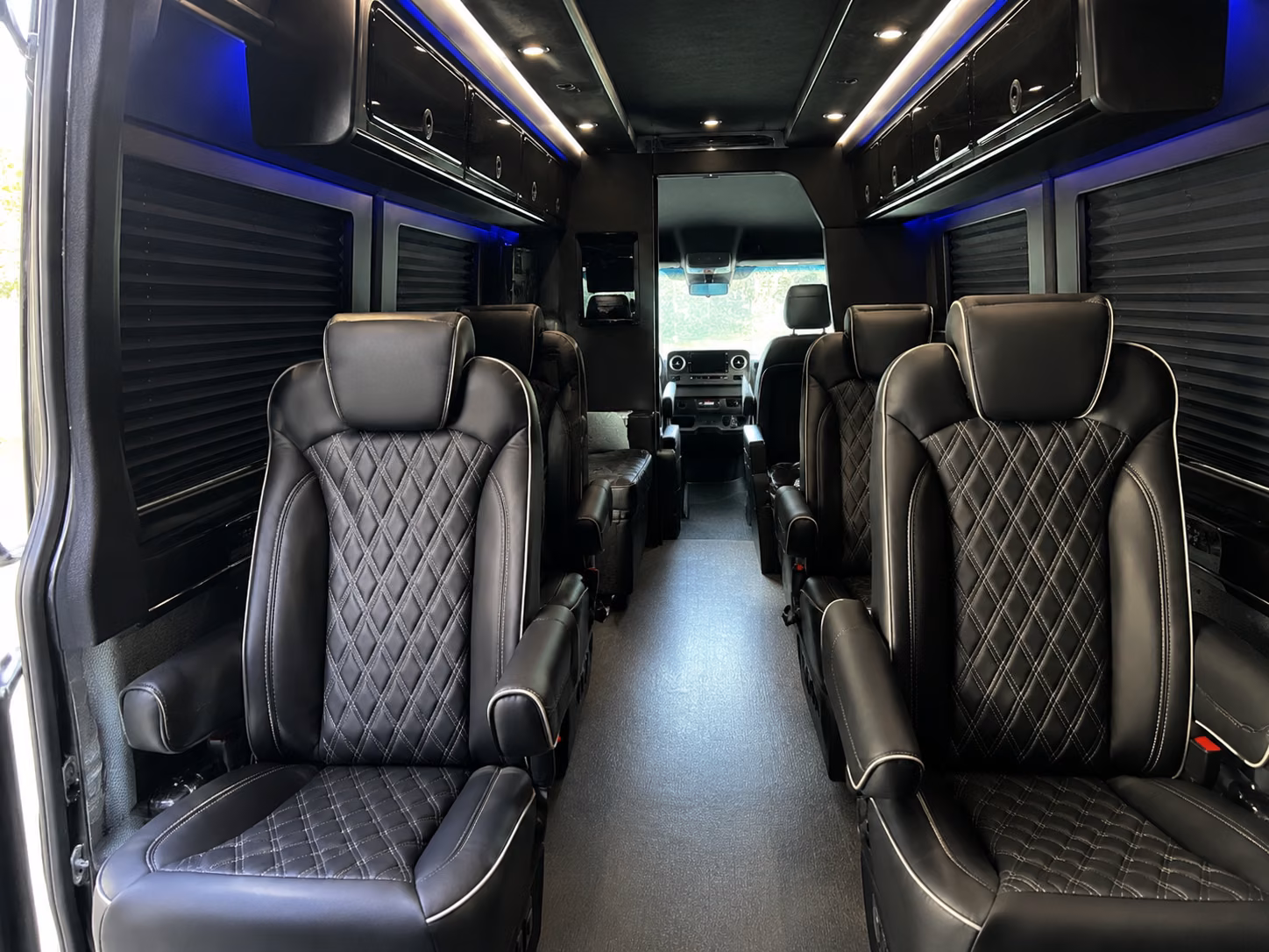 10 passenger sprinter van inside