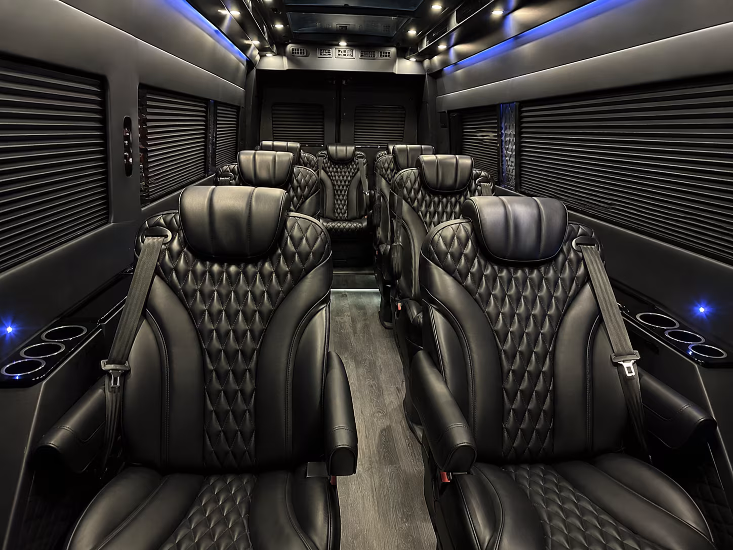 mobile 12 passenger sprinter van interior