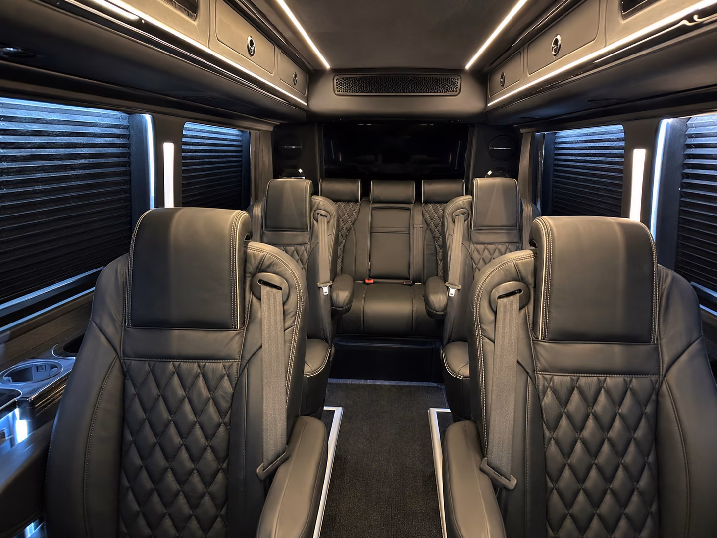 mobile 15 passenger sprinter van interior