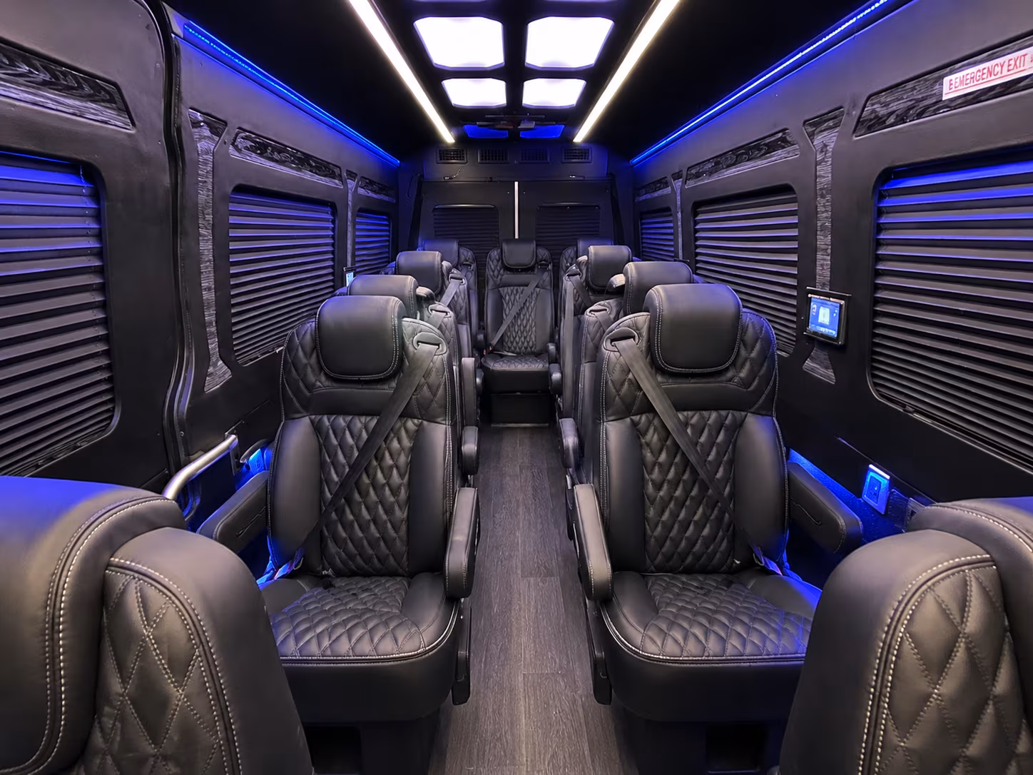 mobile 20 passenger sprinter van interior
